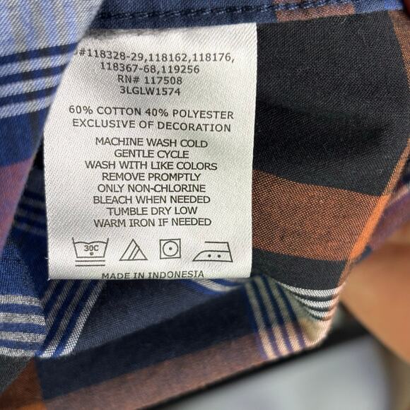 LEVIS Casual Dress Button Front Long Sleeve Shirt Mens Size XXL - Picture 8 of 11